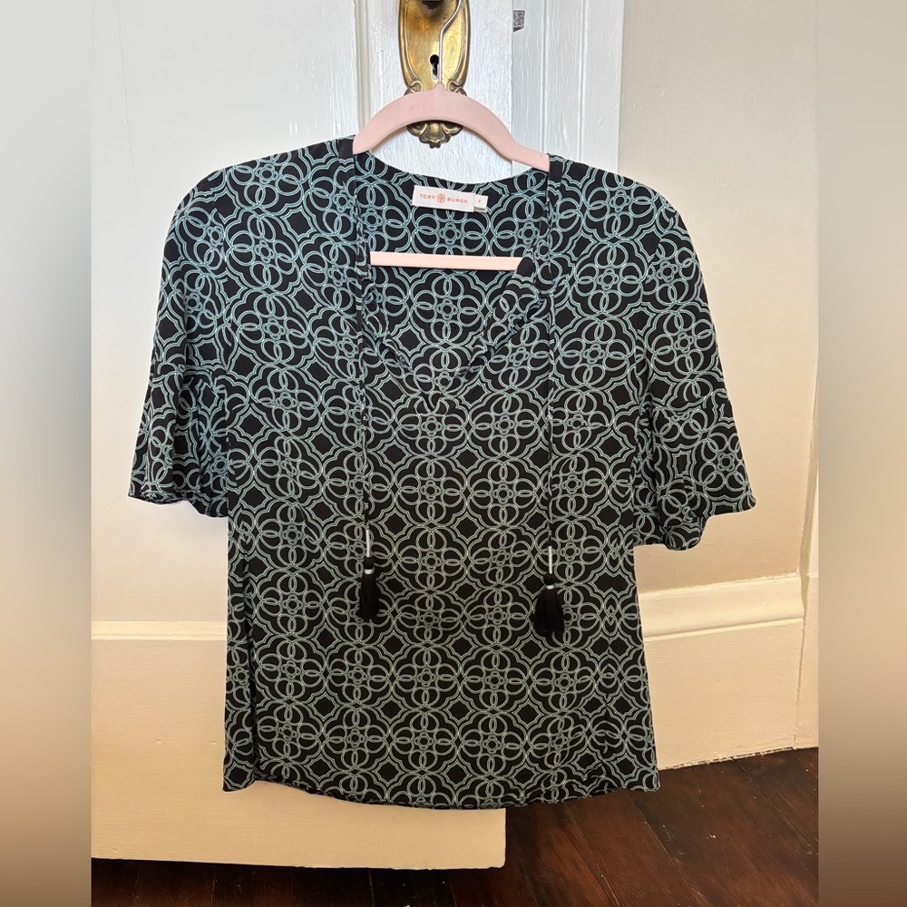 Tory Burch tassel blouse
